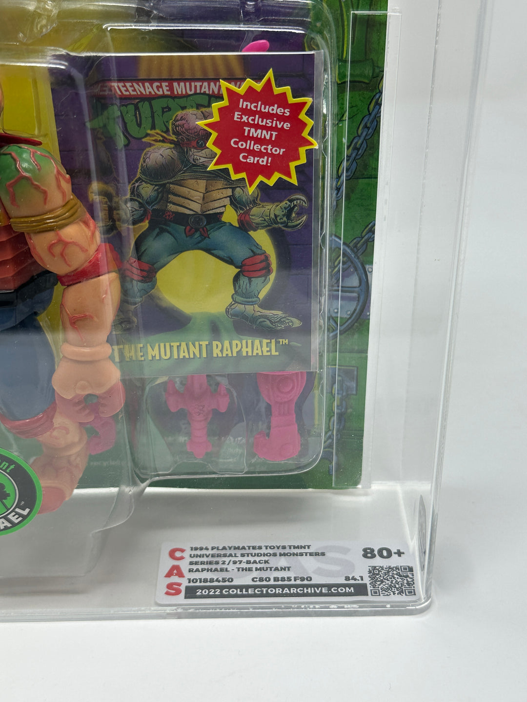 1994 TMNT Universal Monsters Raphael The Mutant (CAS 80+)