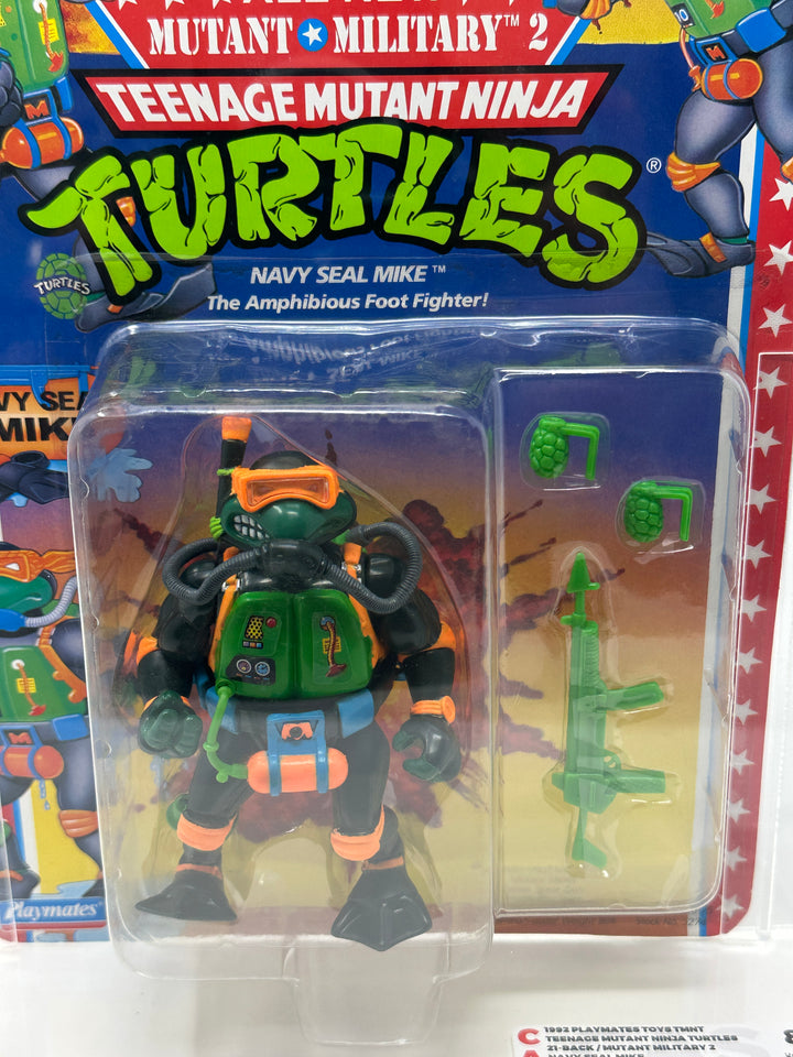 1992 TMNT Military Mutant Navy Seal Mike (CAS 85)