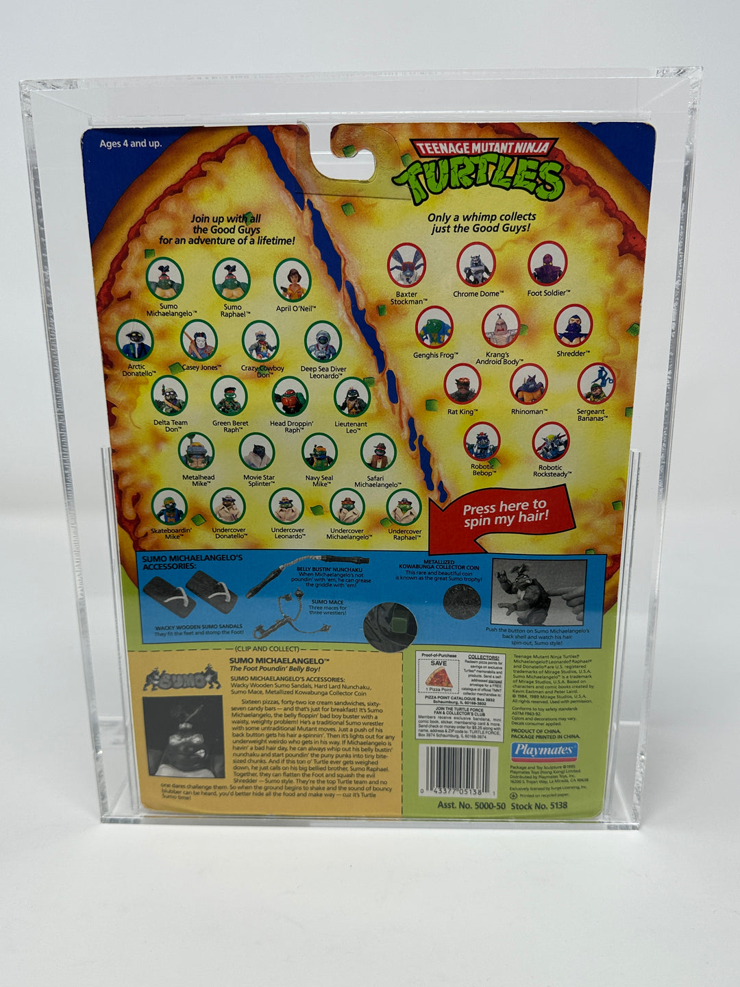 1995 TMNT Sumo Michaelangelo (CAS 75)