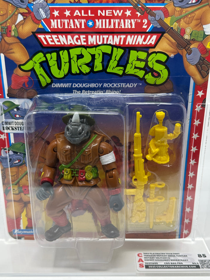 1992 TMNT Dimwit Doughboy Rocksteady (CAS 85)