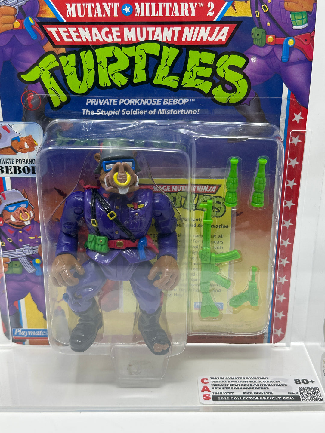 1992 TMNT Private Porknose Bebop (CAS 80+)