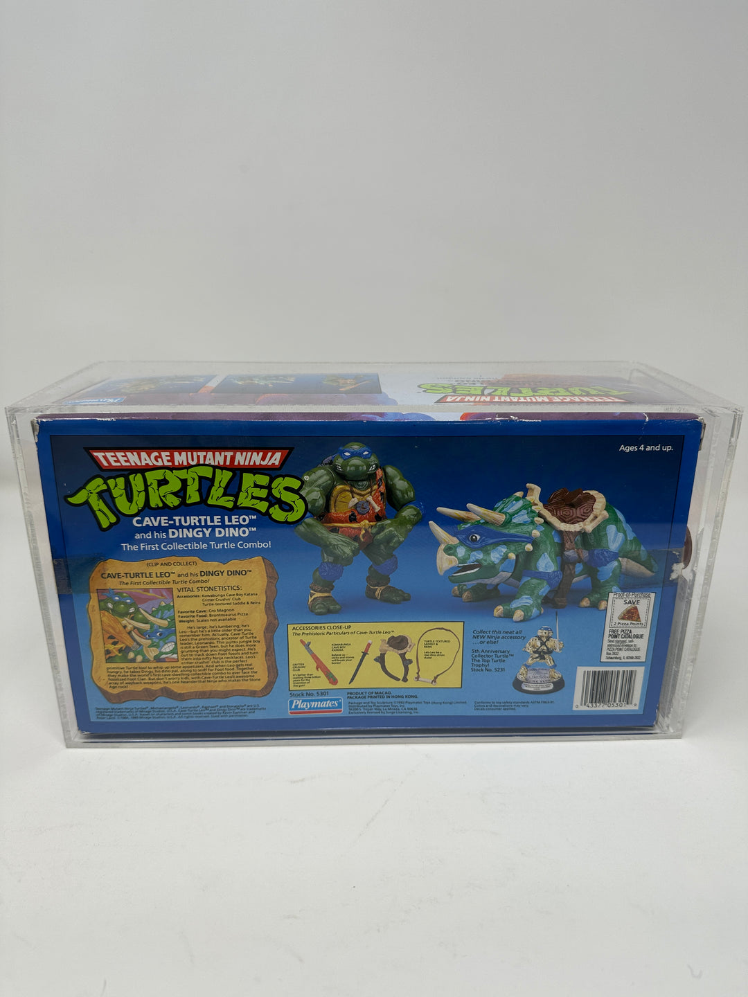 1992 TMNT Cave Turtle Leo CAS 80