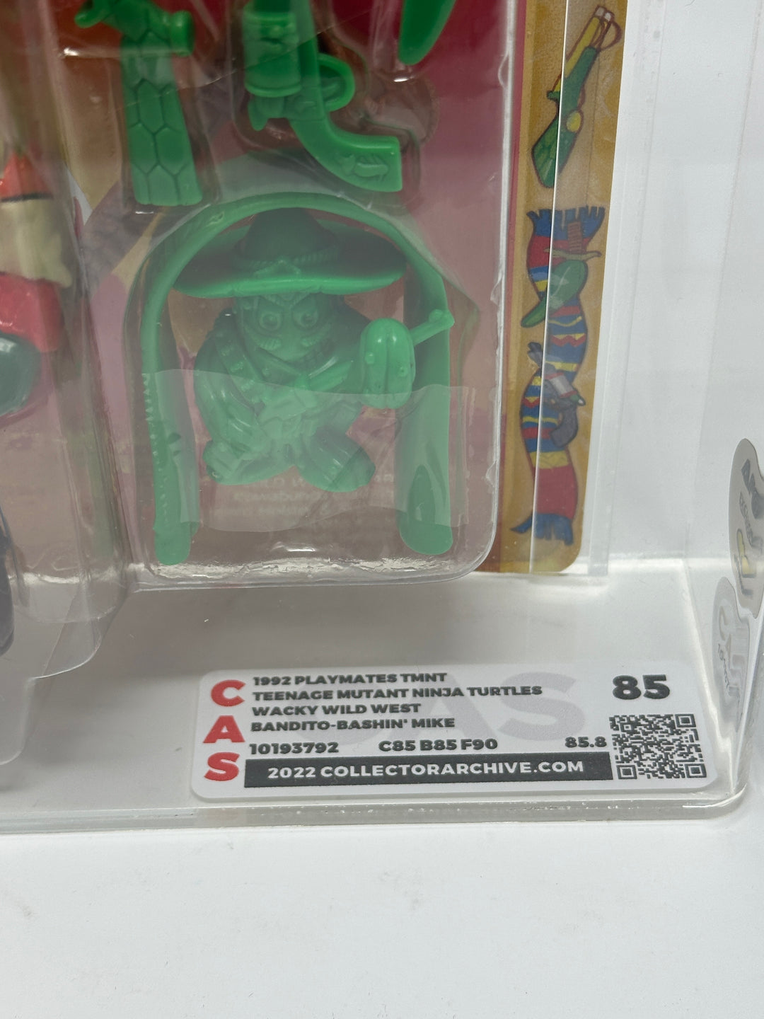 1992 TMNT Bandito Bashin Mike CAS 85